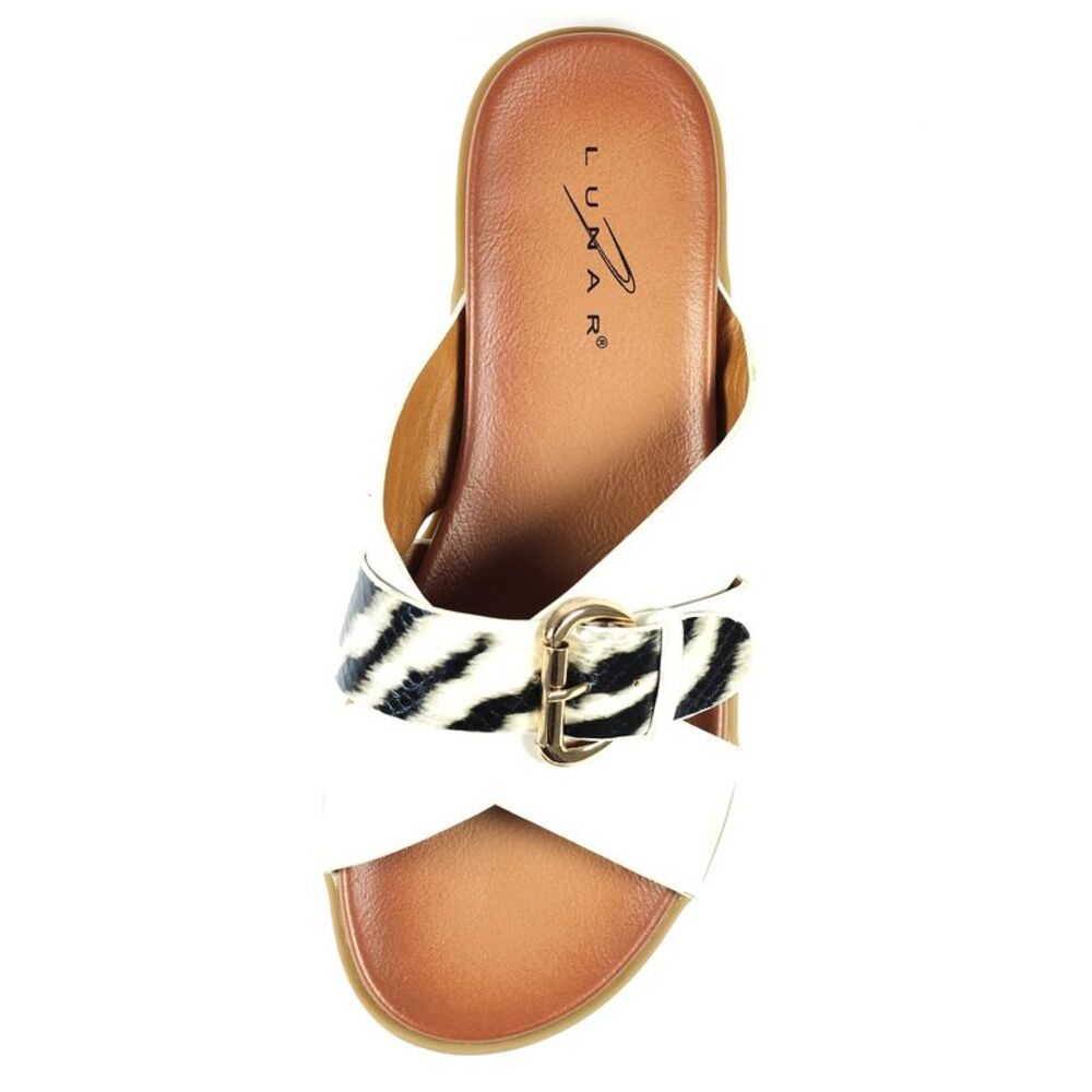 Lunar Womens/Ladies Reese Sandals / White - Picture 4 of 7